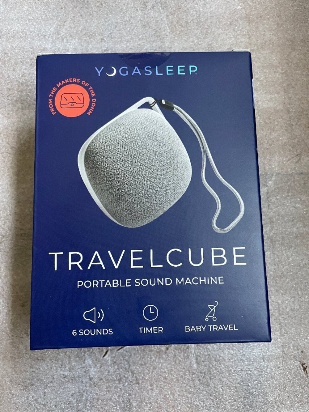 Yogasleep Travelcube Portable White Noise Machine with Timer NWT